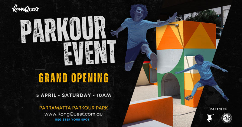 KongQuest Grand Opening Parramatta Parkour Park