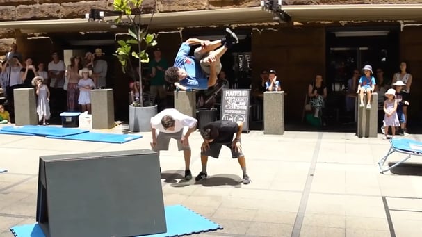 Museum_of_Sydney_-_Parkour_Performance_-_KongQuest_1.4.1