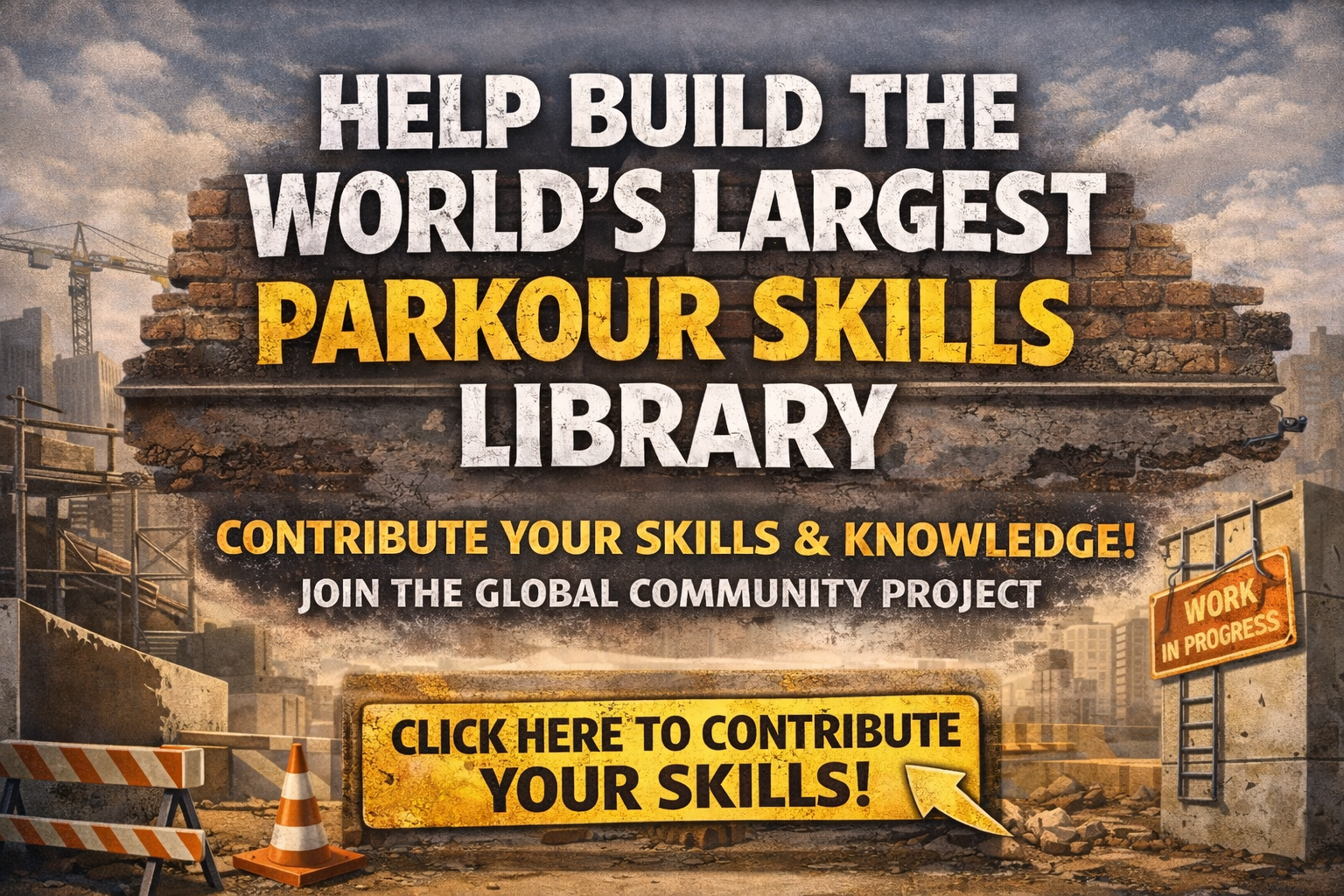 Worlds Largest Parkour Library - WE NEED YOUR HELP